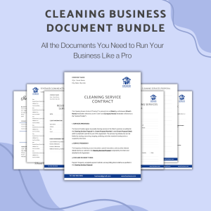 Cleaning Business Document Bundle