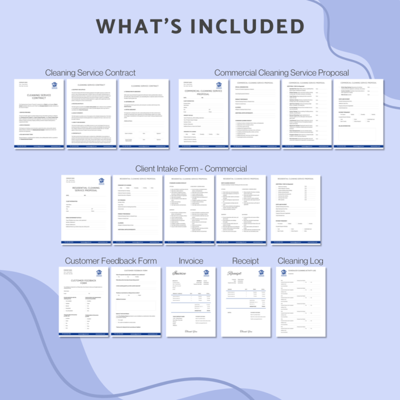 Cleaning Business Document Bundle - Image 2