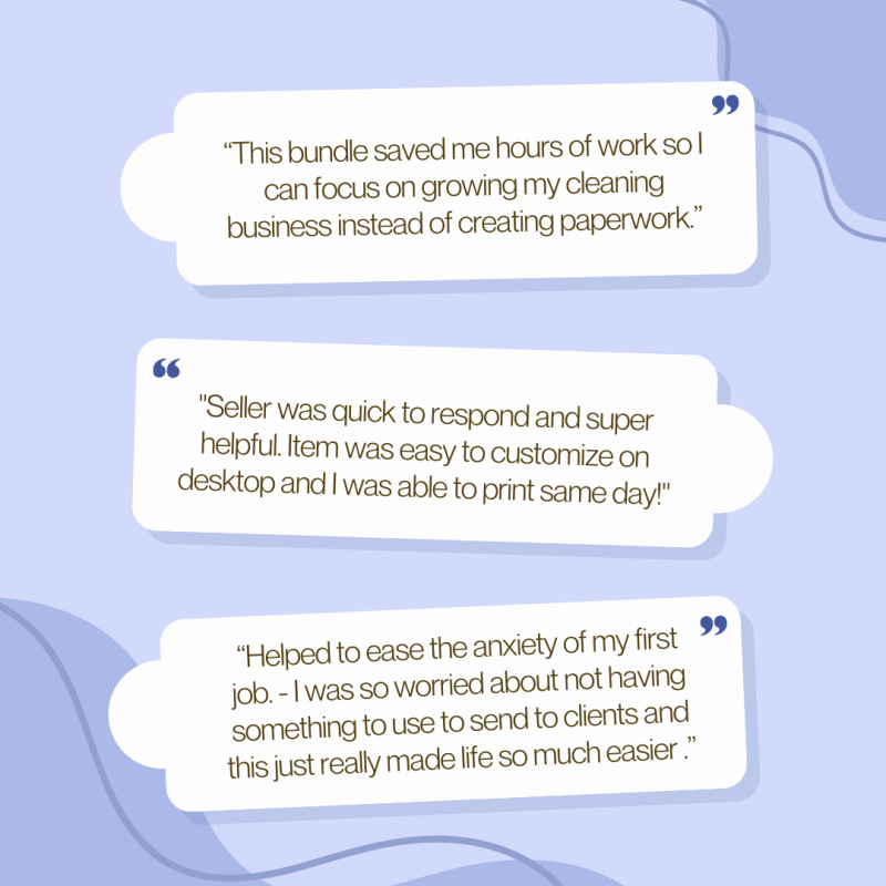 Cleaning Business Document Bundle - Image 4