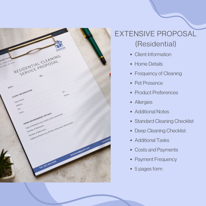 Cleaning Business Document Bundle - Image 9